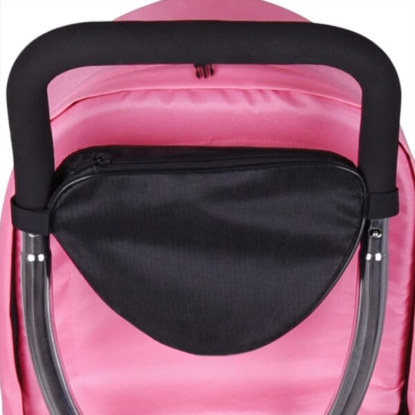 Spielwerk® Children's Pink Tricycle With Safety Belt | Push Rod | Detachable Adjustable Footrest | Roof | Removable Basket | Bicycle Trike Bike Stroller Childs Kids Toddlers Baby - Image 6