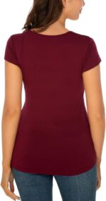 Love2Mi Maternity Top Short Sleeve Pregnancy T-Shirt Summer Tunic - Image 4