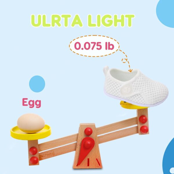 JIASUQI Baby Shoes Boys Girls Breathable First Walking Shoes Infant Soft Sneakers Crib Shoes Lightweight Slip On Shoes - Image 5