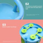 Baby Bath Seat 6 Months Plus, Baby Bath Seat with Anti-Slip Suction Cup & Backrest, Portable Non-Slip Baby Bath Chair, Child Bath Support Seat, Baby Bath Seat Bath Seat Baby - Image 3