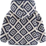 Mud Kingdom Boys Girls Polar Fleece Jacket with Hood Winter Thick Warm Outerwear Funny Cartoon - Image 2