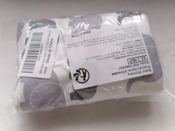 Winmany Baby Nursing Pillow Cover Infant Removable Breastfeeding Pillow Cover Cute Pattern Newborn Nursing Pillowcase Slipcovers Cushion Cover for Girls Boys 22.5 x 18 (Gray Elephant) - Image 9