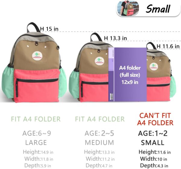 Toddler Backpack for Boys Girls 2-5, Preschool Backpack for Boys Girls - Image 4