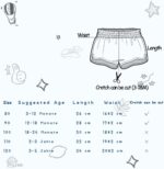 DUDUFUN 4-Pack Little Baby Girls Boys Cotton Cartoon Printed Shorts Outfits - Image 2