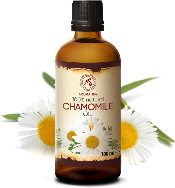 Chamomile Oil 100ml - Matricaria Chamomilla - Natural Chamomile Blossom Oil Extract - Carrier Oil - Base Oil - Care for Face - Nails - Hands - Hair - Massage - Body Care - Image 2