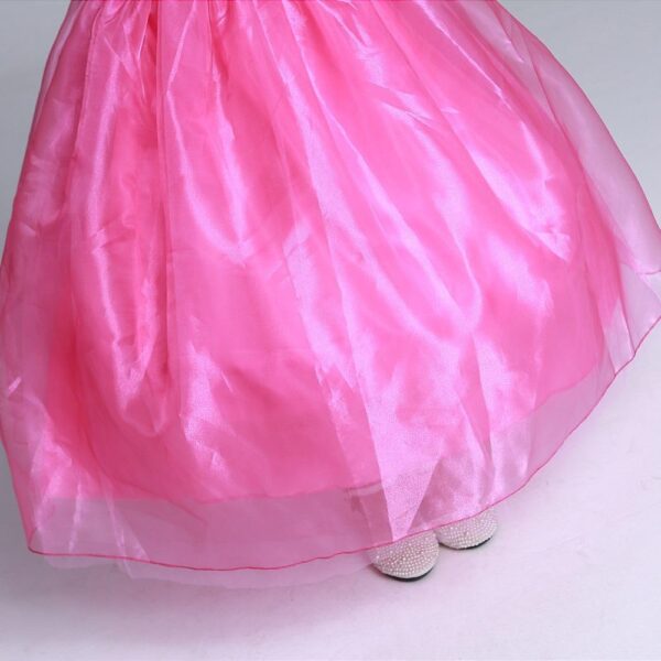 Aurora Dress Up Princess Costumes for Girls - Deluxe Fancy Dress Princess Party, Birthday and Halloween Kids & Toddlers Age 3-10 Years - Image 5