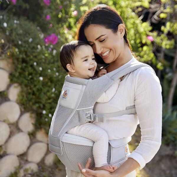 Ergobaby Alta Hip Seat Baby Carrier with Baby Seat for Babies and Toddlers from 4 Months (5.5 kg - 20.4 kg), Carrier with SoftFlex Mesh, Pearl Grey - Image 19