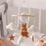 Sirseon Baby Crib Mobile,Pendant for Nursery and Ceiling Decoration - Cartoon Ceiling Pendant Bassinet Rotation Toy for Home, Kids Room, Bedroom - Image 8
