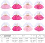 FYMNSI Baby Girls Toddler Kids 1st / 2nd / 3rd Birthday Party Dress Cotton Long Sleeve Bowknot Tutu Tulle Princess Dresses Photo Props - Image 7