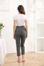 ZUMIY Maternity Lounge Pants Pregnancy Trousers Over The Belly Stretchy Activewear, Maternity Clothes Sweatpants with Pockets - Image 7