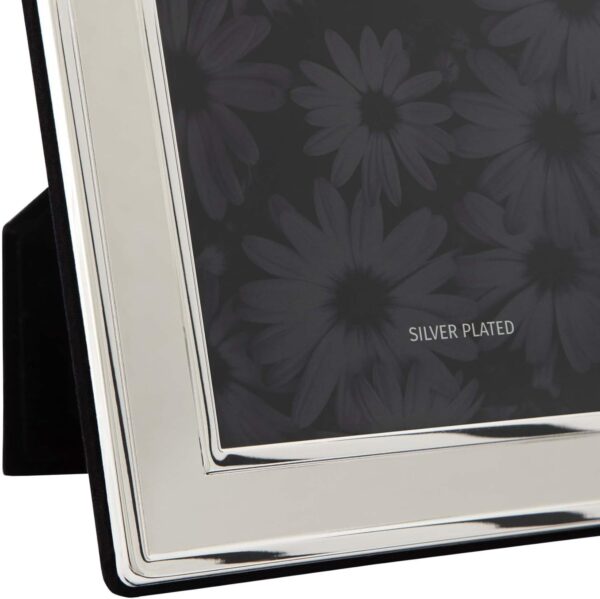 Frametigo Silver Plated Plain Satin Photo Frame - Fits Photo Size 4"x6" (10x15cm) - Image 2