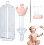 Pacifier Medicine Dispenser - Cute Baby Oral Syringe & Dispenser | Baby Feeding Utensils, Dropper Syringe, Medicine Pacifier for Liquid Medicine and Other Liquid Nutrients Tioheam - Image 8
