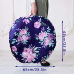 Dinosaur Lounger Cover, Lounger Cover Blue, Lounger Cover Boy, Breathable & Reusable Lounger Removable Slipcover for Newborn, Snugly Fit Baby Infant Lounger (Purple Flower) - Image 7