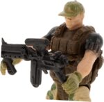 VICASKY 6pcs Soldier Model Tank Mini Play Figure Playsets Accessories Army Men Army for Boys Solider Boy Action Figures Army Soldier Boy Plastic - Image 8