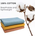 Muslin Baby Lounger Cover 2 Pack, Organic Cotton Removable Slipcover for Newborn,Baby Padded Lounger Infant Floor Seat Cover for Boys Girls - Image 5