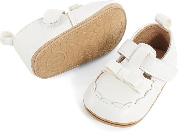 Cheerful Mario Baby Girls Mary Jane Shoes First Walking Shoes Soft PU Leather Cute Bowknot Anti Slip Soft Sole - Image 7