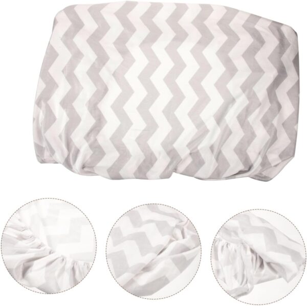 BIUDECO Baby Changing Pad Sleeve Washable Portable Diaper Pad Cover for Travel Reusable Soft Travel Changing Pads Sleeves - Image 3