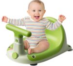 Baby Bath Seat, Non-Slip Children Shower Stool, Creative Motorcycle-Shaped Design, Safe & Sturdy Baby Bathtub Chair 14.57x10.71x8.11 Inches Ideal for Bathroom Use - Image 7