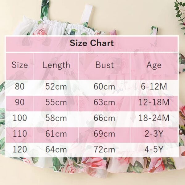 PythJooh Baby Girl Summer Off-Shoulder Flower Dress Toddler Girl Chiffon Floral Princess Dresses for 6Months to 5Years - Image 7
