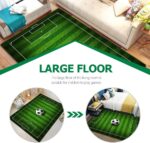 Yardwe Football Field Carpet Soccer Field Kids Play Area Rug Play Mat for Boys Girls Sports Theme Room Home Decor - Image 7