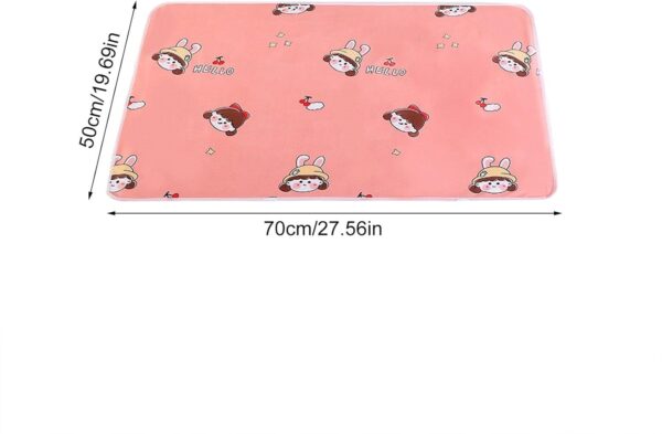 Kids Potty Training Pads - Washable Pee Pad, Waterproof Changing Pad | Leak-Proof Toddler Diaper Changing Pad Absorbent Mat with easily absorbing, Washable Toddler Potty Bed Mat for Bedroom Travelling - Image 5