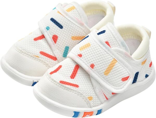 White Shoes for Girls Infant Boys Girls Sneakers Sea Pattern Spring and Autumn Soft Bottom Non Slip Comfortable Design Outdoor Casual Shoes Girls Trainers Size 8 Child UK - Image 7