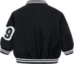 famuka Toddler Boys Baseball Jacket School Coat Outwear With Pocket - Image 2