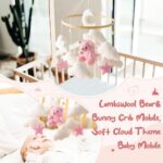 FROVOL Baby Crib Mobile For Boys Girls, Boho Nursery Baby Mobile For Crib, Cute Bear Velvet Rotated Hangi Decor, Nursery 360° - Image 3