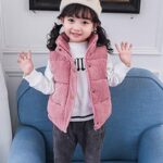 Toddler Boys Girls Vest Fleece Fuzzy Sleeveless Coat Outerwear Pockets Pumpkin Costume Baby - Image 4