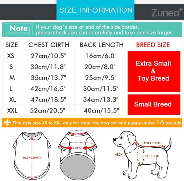 Zunea Small Dog Pyjamas Jumpsuit Puppy Hoodie Coat Clothes for Dogs Girl Boy Winter Warm Pajamas Outfits Overall Jumper Soft Pet Apparel Blue XXL (Pls Check the Size of Chest and Back Before Order) - Image 5