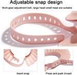 Baby Shower Cap Bathing Cap Safe Silicone Protection Bath Cap Soft Adjustable Visor Hat for Protector Head Eye Ear Shampoo Caps for Toddler,Baby, Kids,Children (Haze Blue) - Image 6