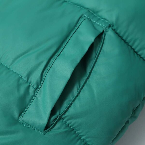 Baby Girls Boys Solid Winter Fleece Jacket Hooded Outerwear Toddler Kids Warm Padded Coat Clothing - Image 5
