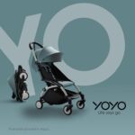 BABYZEN YOYO2 Stroller (White Frame with Ginger 6+ Colour Pack) - Includes Harness, Backrest, Hood Extensions, Shoulder Strap, Storage Bag, Seat Cushion & Matching Hood - Image 5