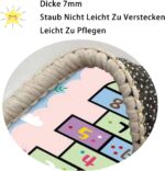 FODELIUY Hopscotch Rug, Kids Rugs for Playroom, Kid's Play Mat, Cute Indoor or Outdoor Play Carpet for Children - Fun, Educational Games for Boys & Girls(31×47inch/80×120cm) - Image 3