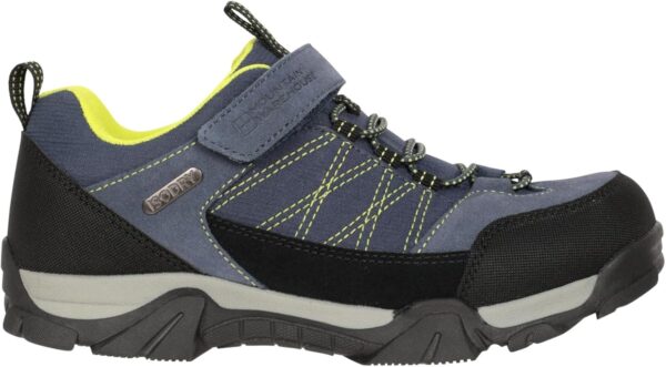 Mountain Warehouse Trail Kids Waterproof Hiking Shoes - Breathable Plimsolls with Suede & Mesh Upper, Rubber Outsole & EVA Cushion - Walking, Hiking, Outdoors & Trekking - Image 2