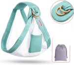 WATIIFUFU Carrier Sling Lactation Feature Cotton Baby Sling for 0-36 Months Old Comfortable Shoulder Support Breathable Soft for Baby's Safety - Image 5