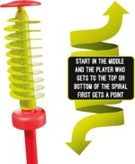 Swingball Classic Original | Red and Yellow | Outdoor Activities | Traditional Pole in the Ground Set | Real Tennis Ball and 2 Championship Bats | Suitable for Everyone 5 years+ - Image 4