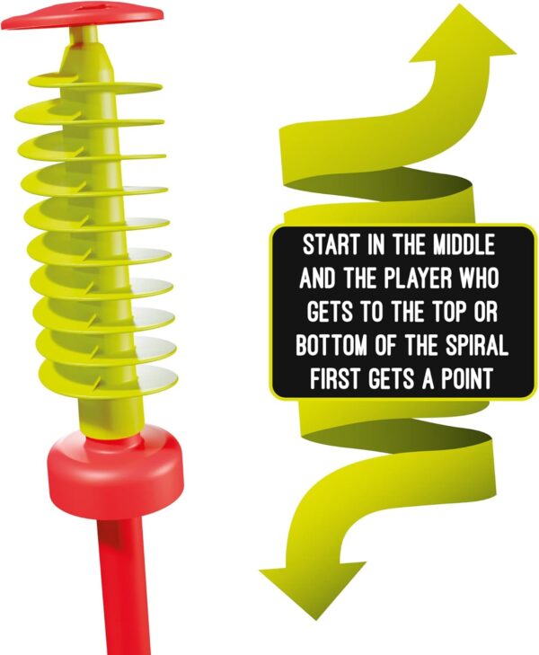 Swingball Classic Original | Red and Yellow | Outdoor Activities | Traditional Pole in the Ground Set | Real Tennis Ball and 2 Championship Bats | Suitable for Everyone 5 years+ - Image 4