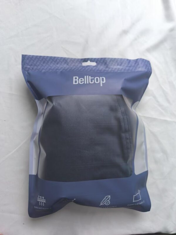 Cover Belltop compatible with Babyjörn bouncer: Balance, Soft & Bliss. Baby's seat for baby bouncer. Cover hammock: ergonomic fit. Hypoallergenic poly cotton. Fabric seat bouncer - Blue - Image 6