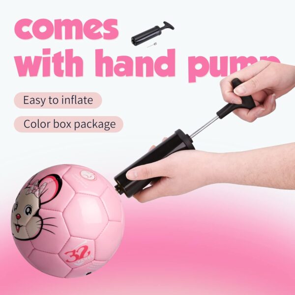 U&C Planet Football for Toddlers, Small Kids Football Size 2 Football, Mini Ball for Kids 1-6 Years Old, Garden Balls Gift - Image 3