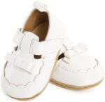 Cheerful Mario Baby Girls Mary Jane Shoes First Walking Shoes Soft PU Leather Cute Bowknot Anti Slip Soft Sole - Image 6