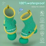 SEAUR - Toddler Rain Boots Kids Wellington Boots Girls Wellies Cute Patterns Boys Wellies EVA Non-Slip Waterproof Baby Outdoor Shoes - Image 3