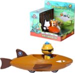MIFKLMV Oc-tonauts Vehicle Toys Captain-Barnacles Figures, Toy Boat Ornaments Deluxe Car Shipe, Ocean Vehicle, Characters Detachable Playset Gift for Children Boy Girl