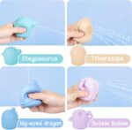 Baby Bath Toys, twoonto Bath Squirters Toys Spray Bath Toy Floating Bathtub Water Toy 4 Pack, Sensory Educational Bath Toys Silicone Mould Free Bath Toys for Bathtub Swimming Pool for Toddlers Kids - Image 2