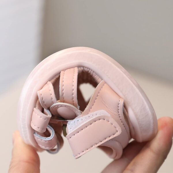 High Heels for Girls Toddler Baby Girl Shoes Breathable Shoe Dew Toe Shoe Bag Head Sandals Girl Sandals Baby Soft Shoe Sandals for 0 to 2 Years Kids Barefoot Shoes - Image 4