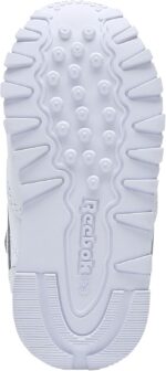 Reebok Unisex Baby Cl Lthr 2v Sneaker, White Carbon Vecblu, 5.5 UK Child - Image 4