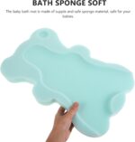PEPLAYTAL Infant Bathing Seat Newborn Soft Bath Mat Baby Bath Sponge Comfortable Bath Pad for Boys and Girls Random Color - Image 2