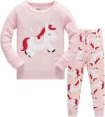 TEDD Girls Christmas Pyjamas Set Toddler Clothes Sleepwear Animal Printed Nightwear Winter Long Sleeve Pjs 2 Piece Outfit Xmas Gift for Kids - Image 9