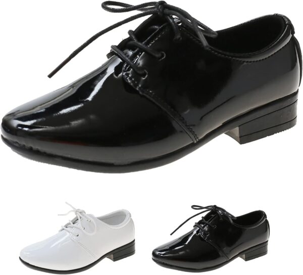 Baby Girl Shoes Non Slip Soft Sole PU Leather Dress Up Shoes Sparkly Princess Mary Jane Shoes Christening Shoes - Image 2