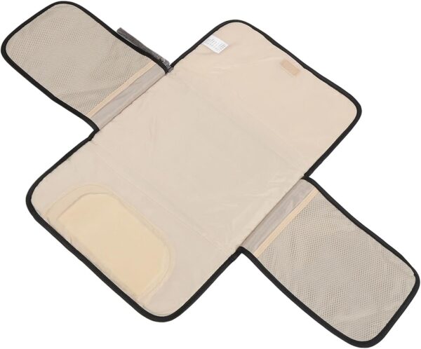Diaper Changing Pad, Portable Changing Pad with Built in Pillow, Waterproof and Easy to Clean, Large Diaper Mat Fine Craftsmanship, Multiple Pockets for Storage - Image 8